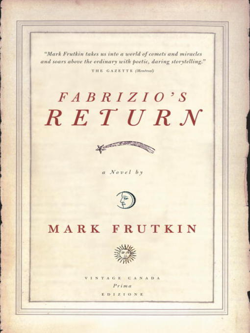 Title details for Fabrizio's Return by Mark Frutkin - Available